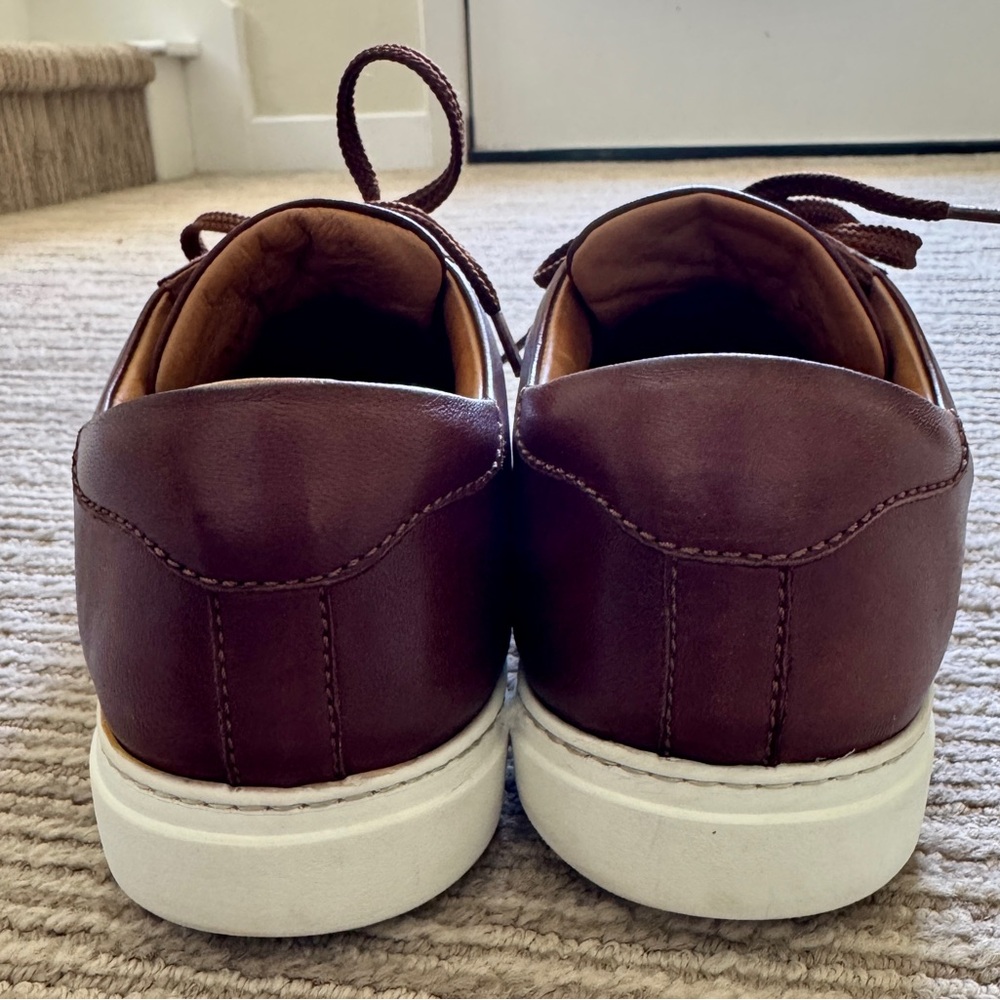 To Boot New York Colton, Brown Leather Sneakers, size 9 - Picture 8 of 16